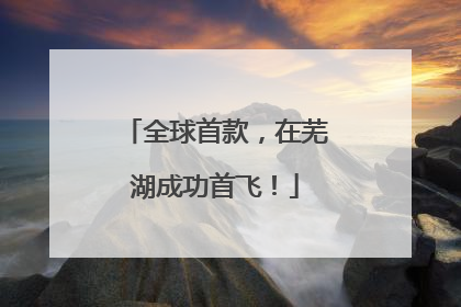 全球首款，在芜湖成功首飞！